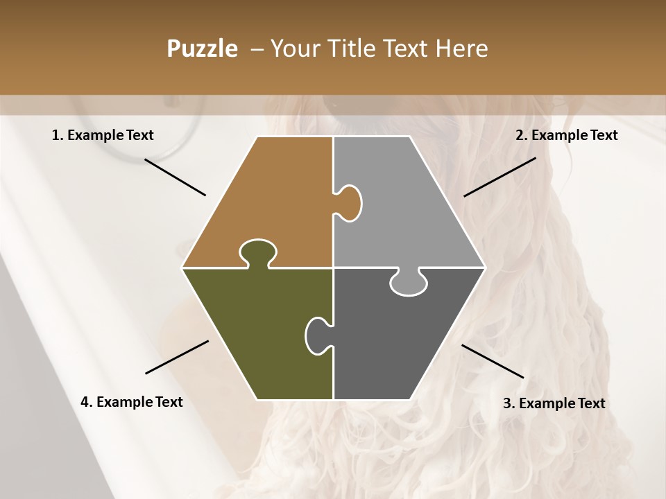 Sunrise Woman White PowerPoint Template