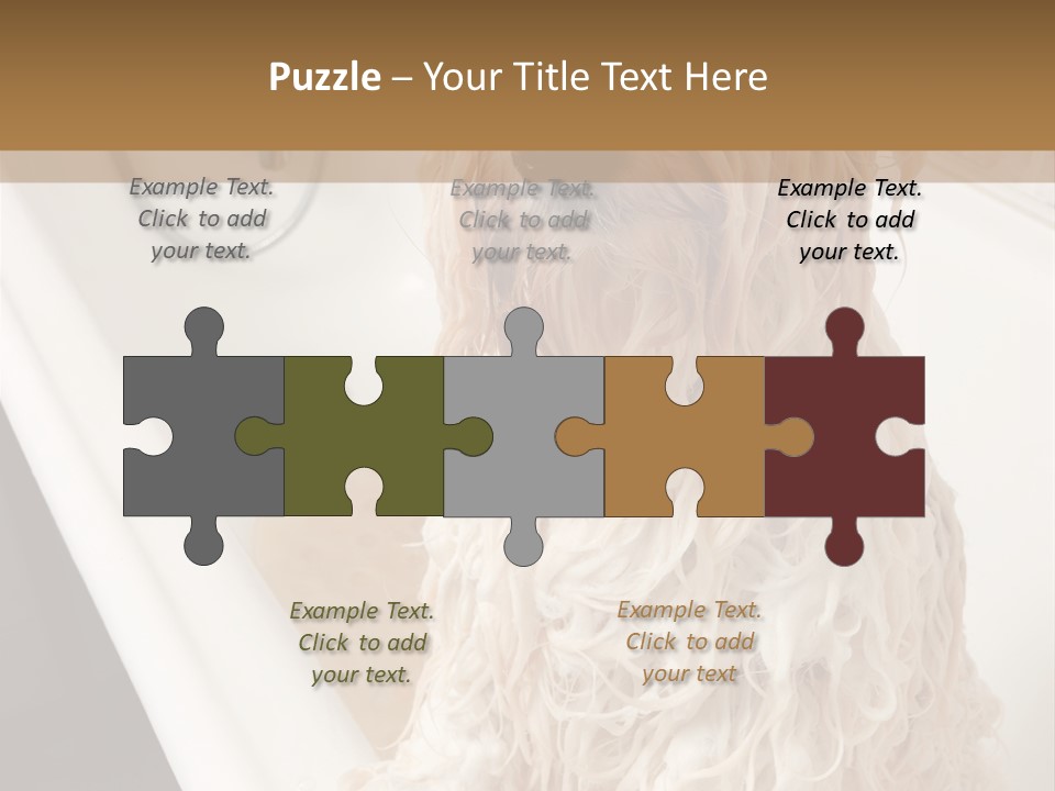 Sunrise Woman White PowerPoint Template