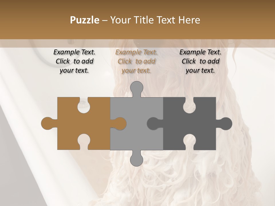 Sunrise Woman White PowerPoint Template