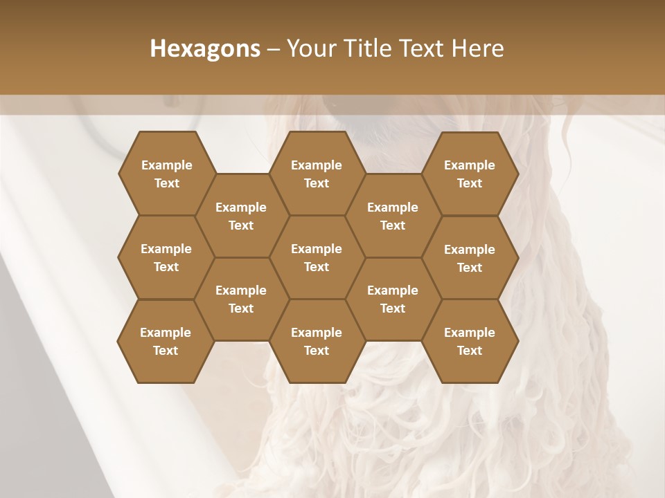 Sunrise Woman White PowerPoint Template