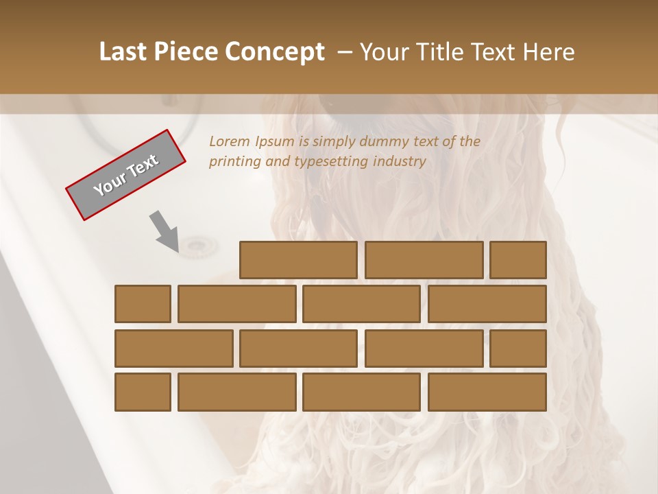 Sunrise Woman White PowerPoint Template