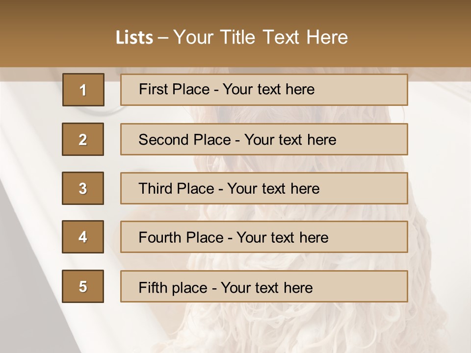 Sunrise Woman White PowerPoint Template