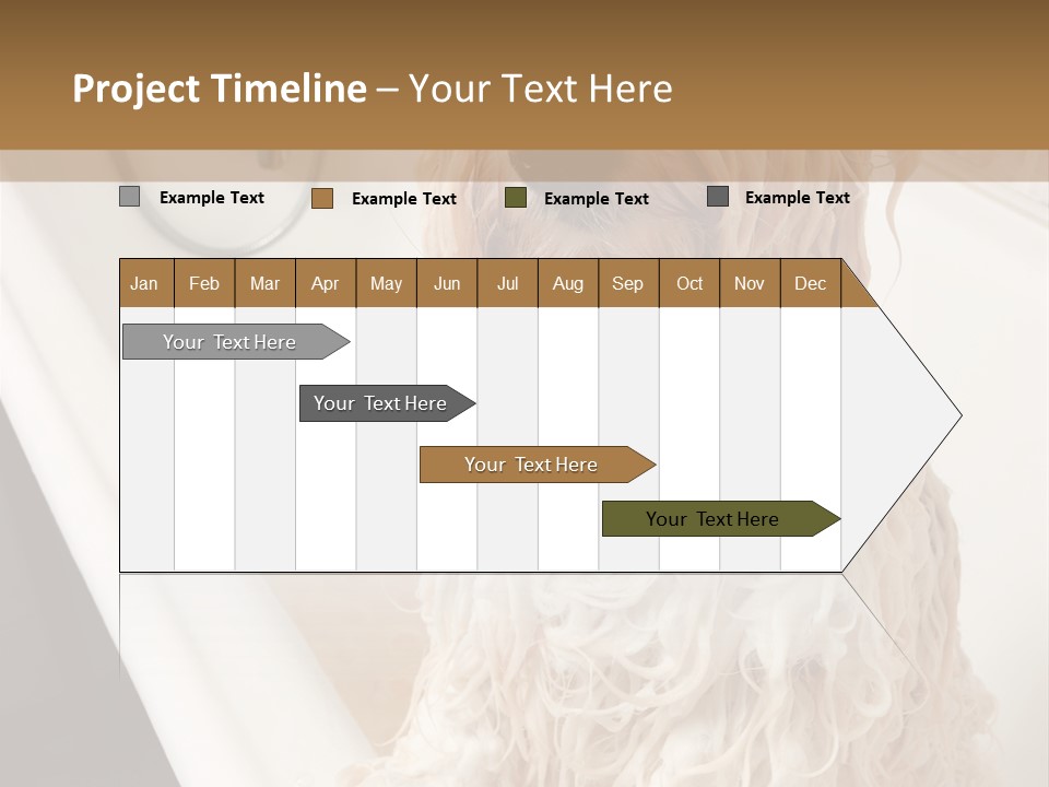 Sunrise Woman White PowerPoint Template
