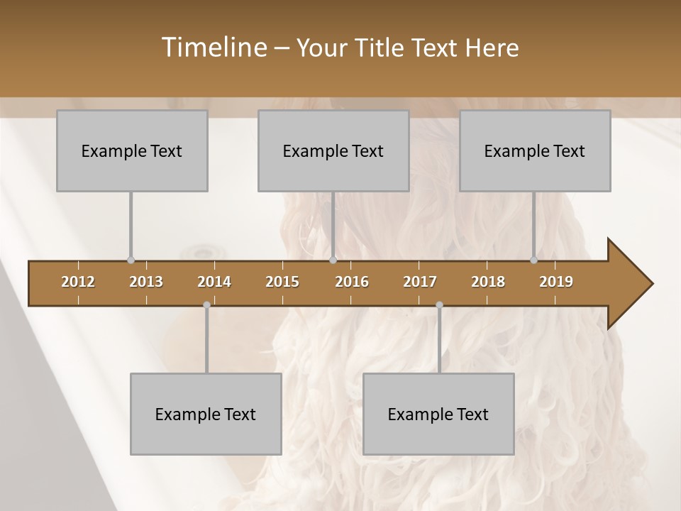 Sunrise Woman White PowerPoint Template