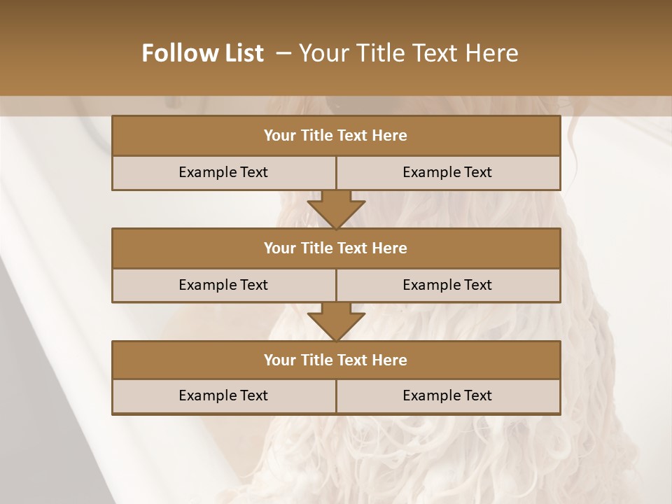 Sunrise Woman White PowerPoint Template