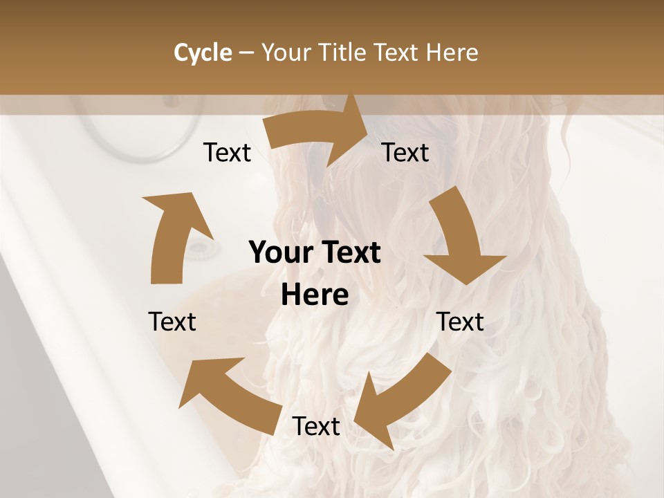 Sunrise Woman White PowerPoint Template