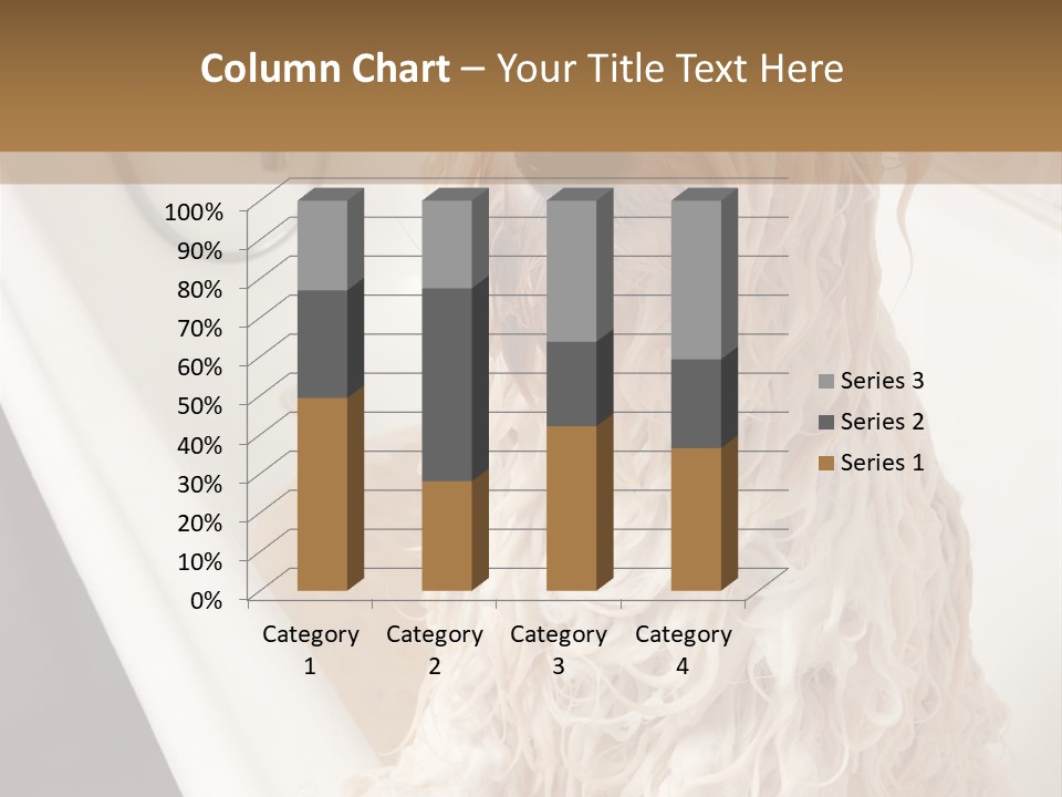 Sunrise Woman White PowerPoint Template