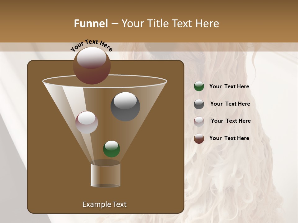 Sunrise Woman White PowerPoint Template