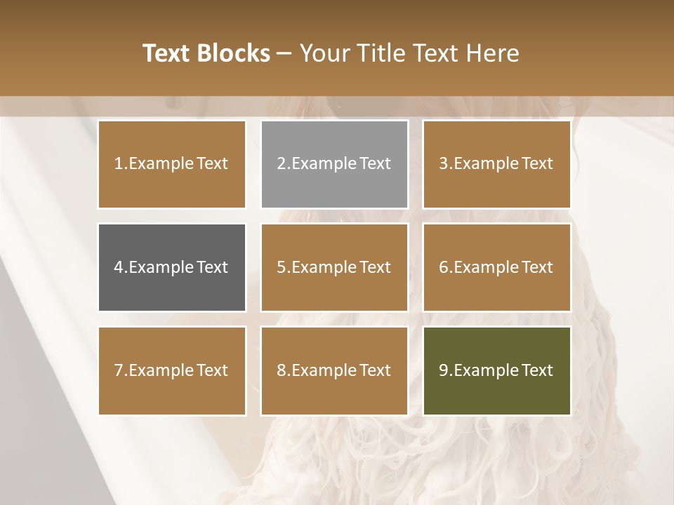 Sunrise Woman White PowerPoint Template