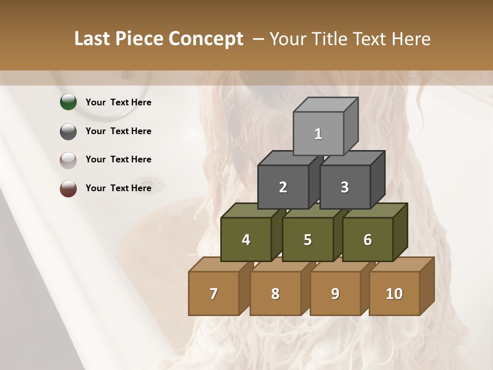 Sunrise Woman White PowerPoint Template