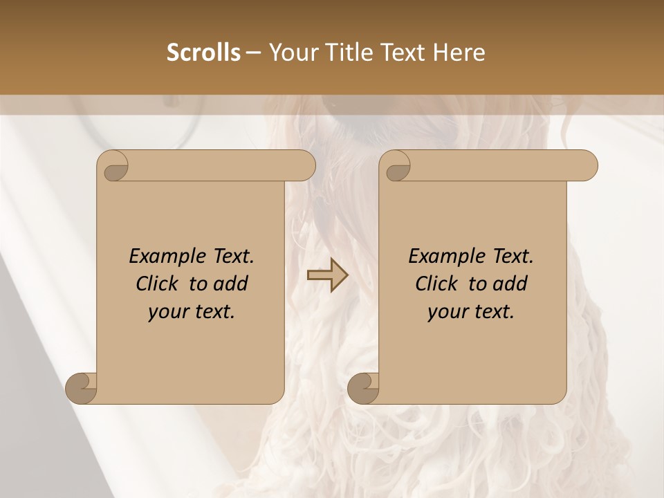 Sunrise Woman White PowerPoint Template