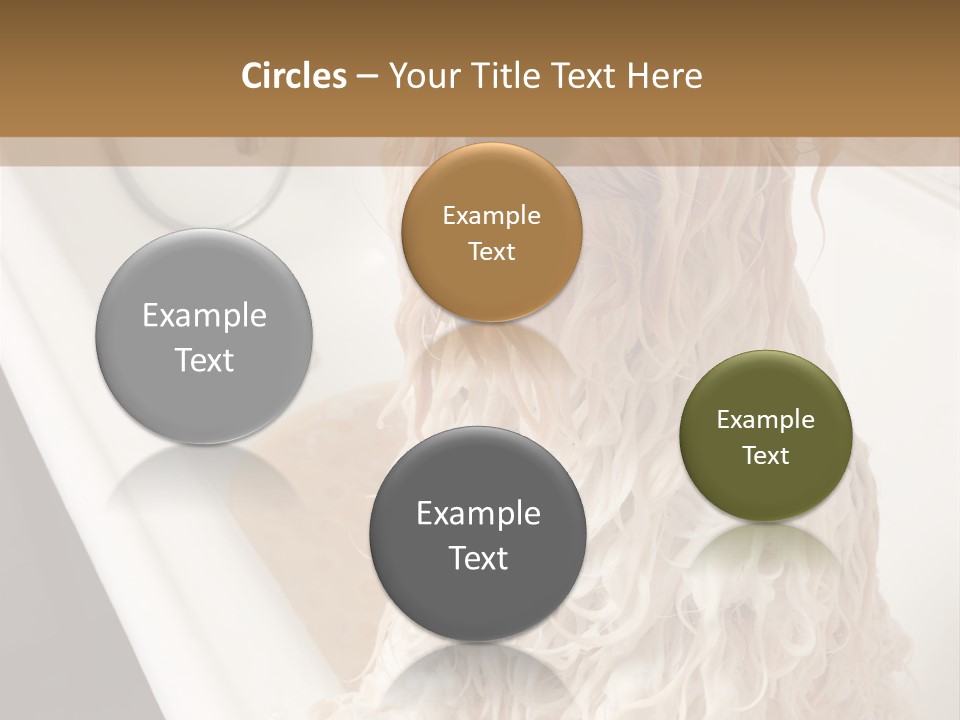 Sunrise Woman White PowerPoint Template