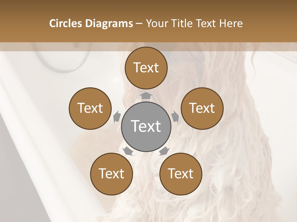 Sunrise Woman White PowerPoint Template