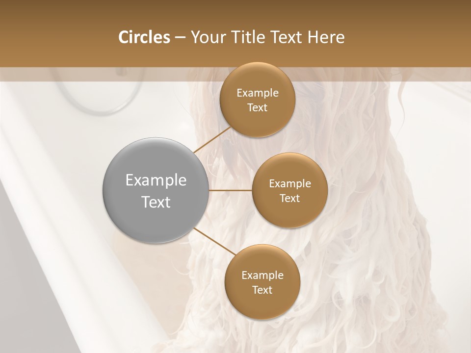 Sunrise Woman White PowerPoint Template