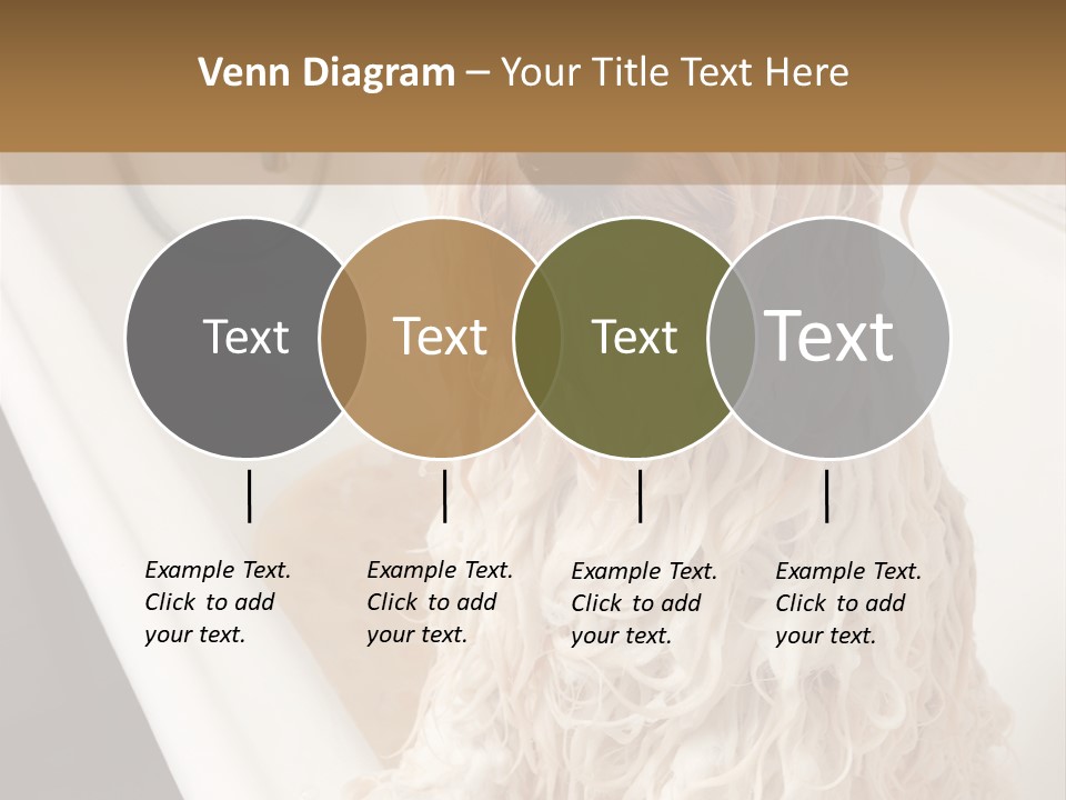 Sunrise Woman White PowerPoint Template