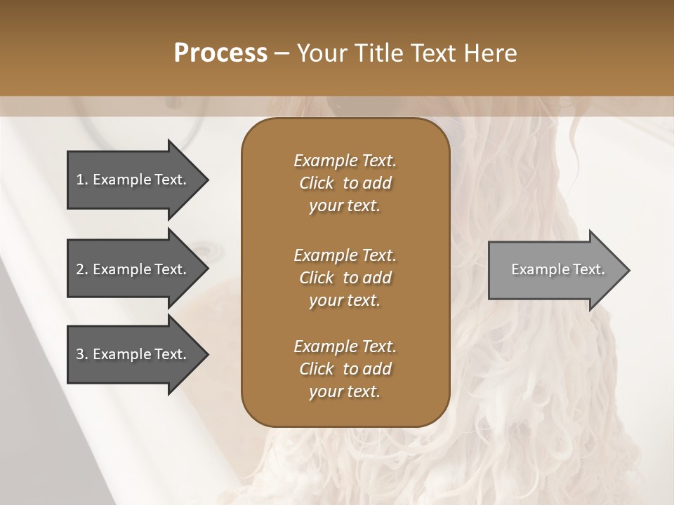 Sunrise Woman White PowerPoint Template