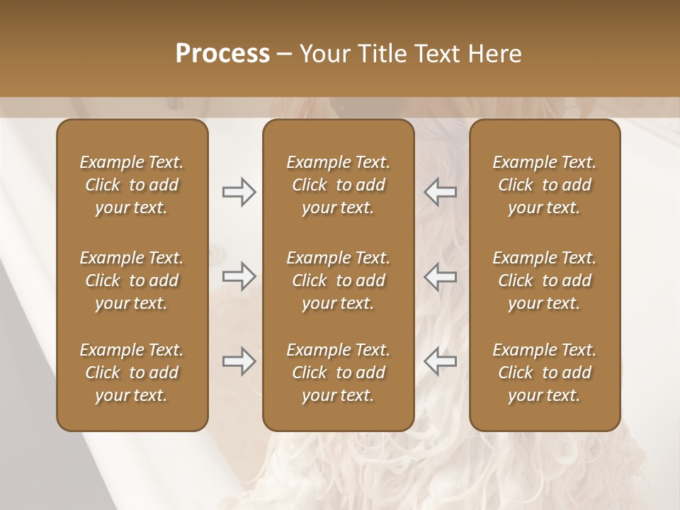 Sunrise Woman White PowerPoint Template