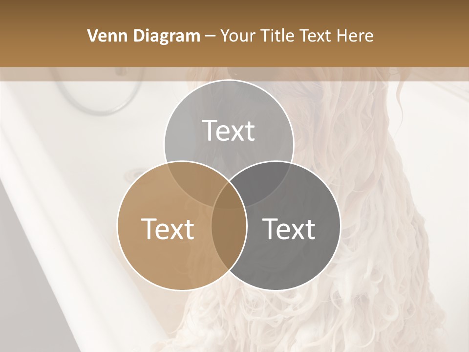 Sunrise Woman White PowerPoint Template