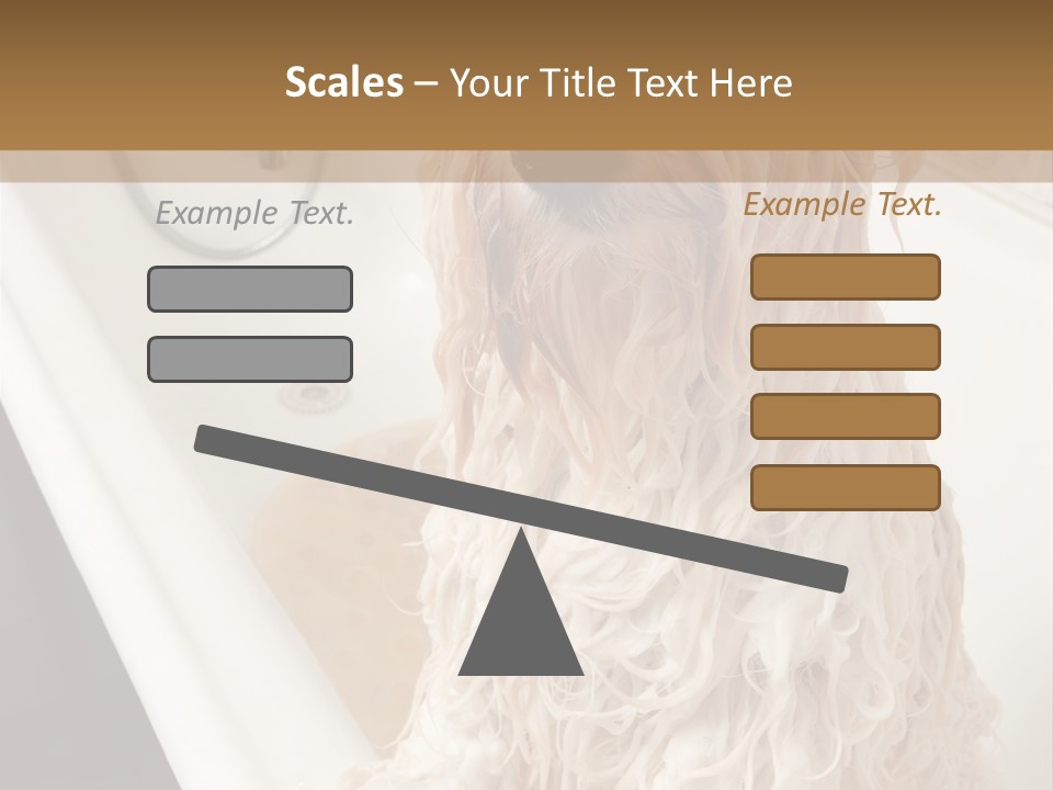 Sunrise Woman White PowerPoint Template