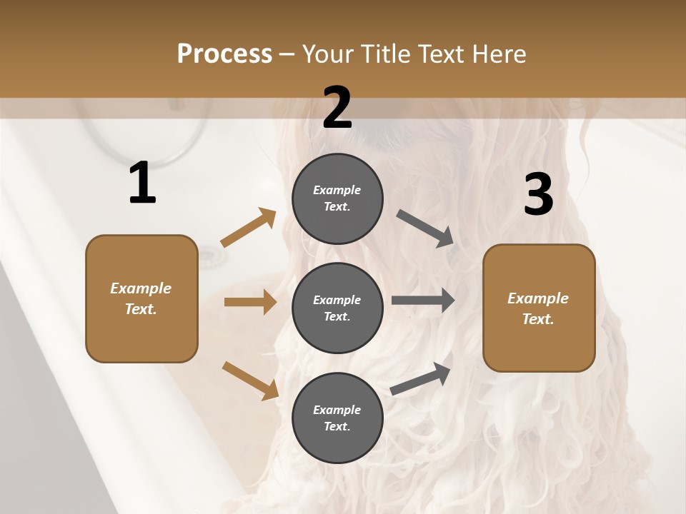 Sunrise Woman White PowerPoint Template