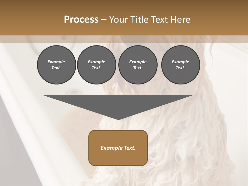 Sunrise Woman White PowerPoint Template