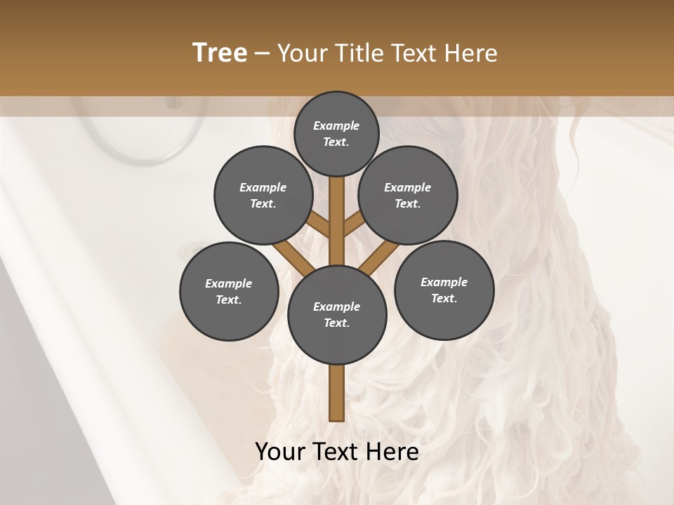 Sunrise Woman White PowerPoint Template