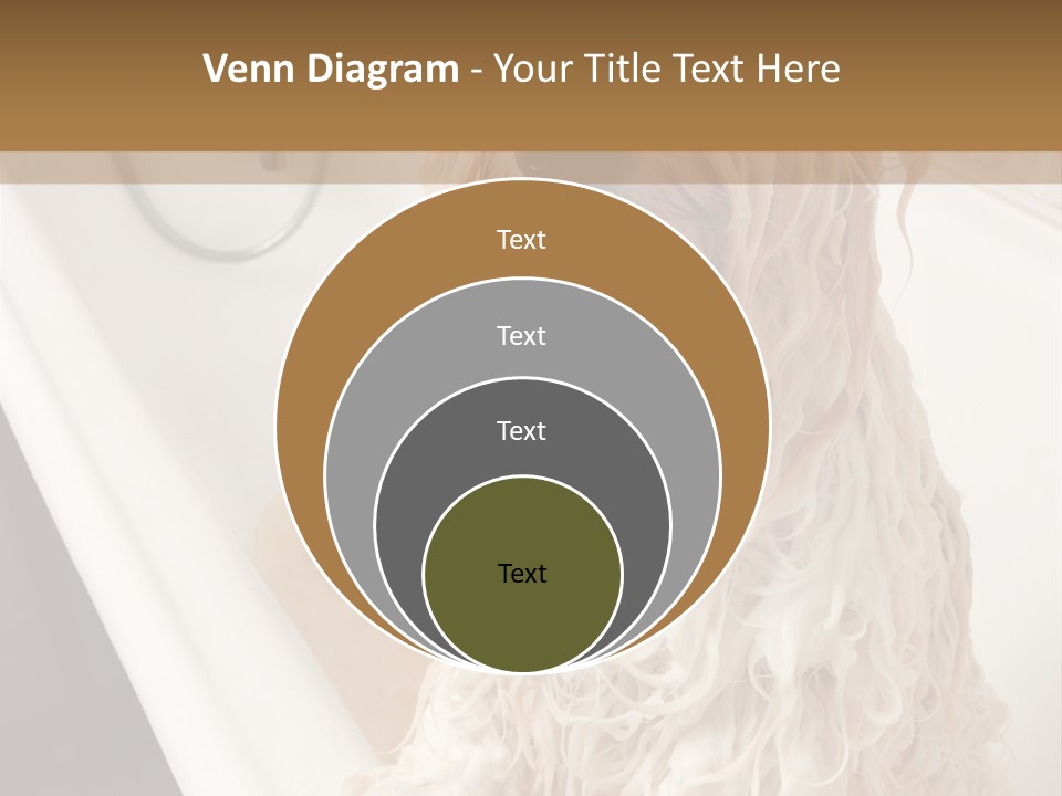 Sunrise Woman White PowerPoint Template
