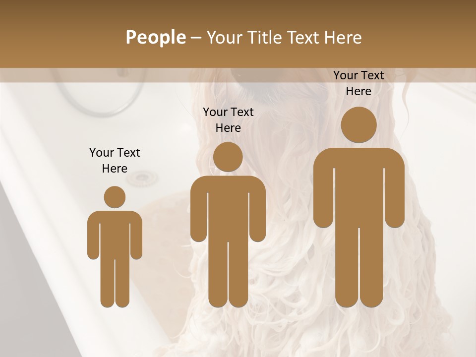 Sunrise Woman White PowerPoint Template