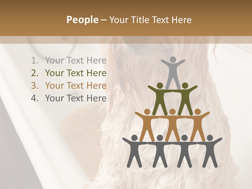 Sunrise Woman White PowerPoint Template