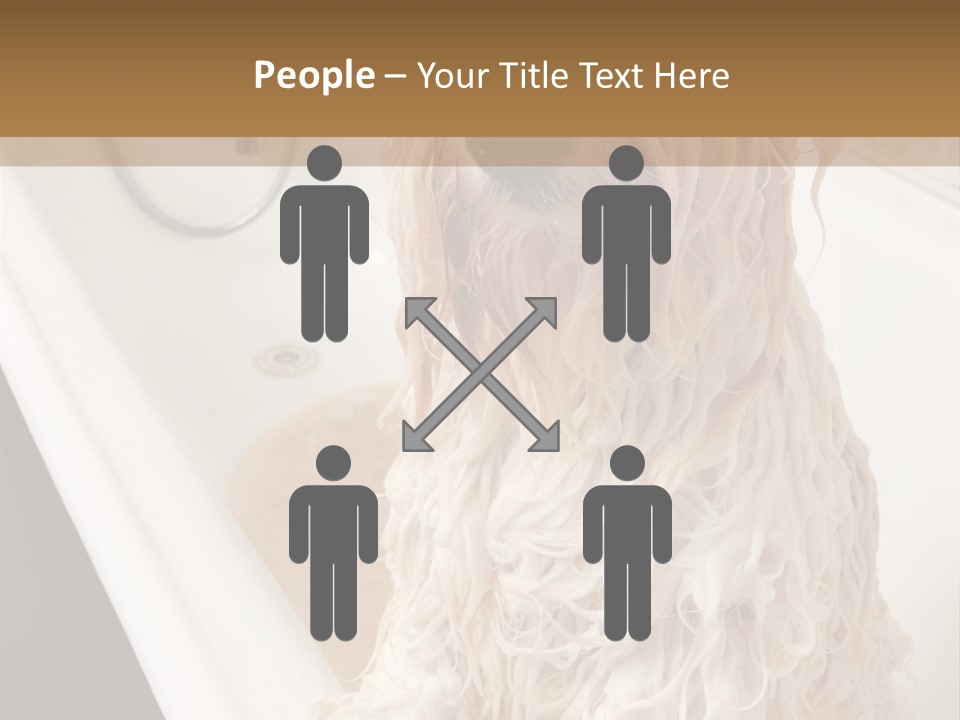 Sunrise Woman White PowerPoint Template