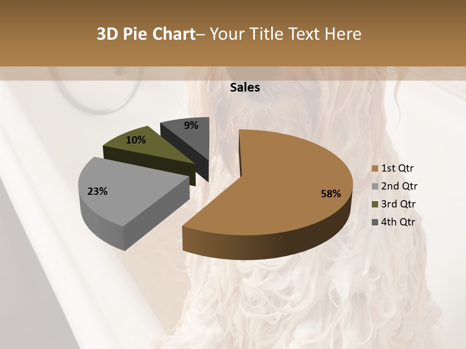 Sunrise Woman White PowerPoint Template