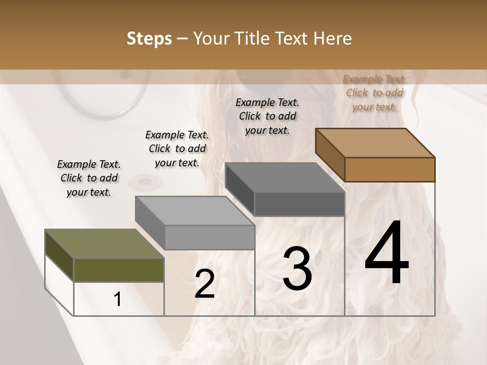 Sunrise Woman White PowerPoint Template