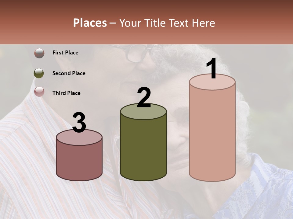 Lifestyle Older Sea PowerPoint Template