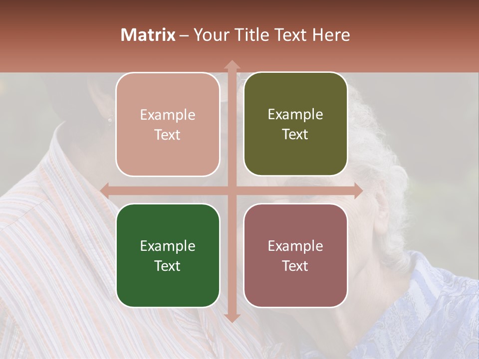 Lifestyle Older Sea PowerPoint Template