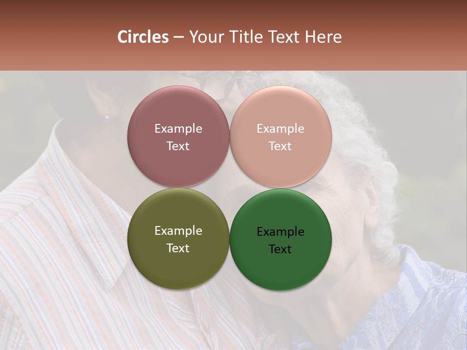 Lifestyle Older Sea PowerPoint Template