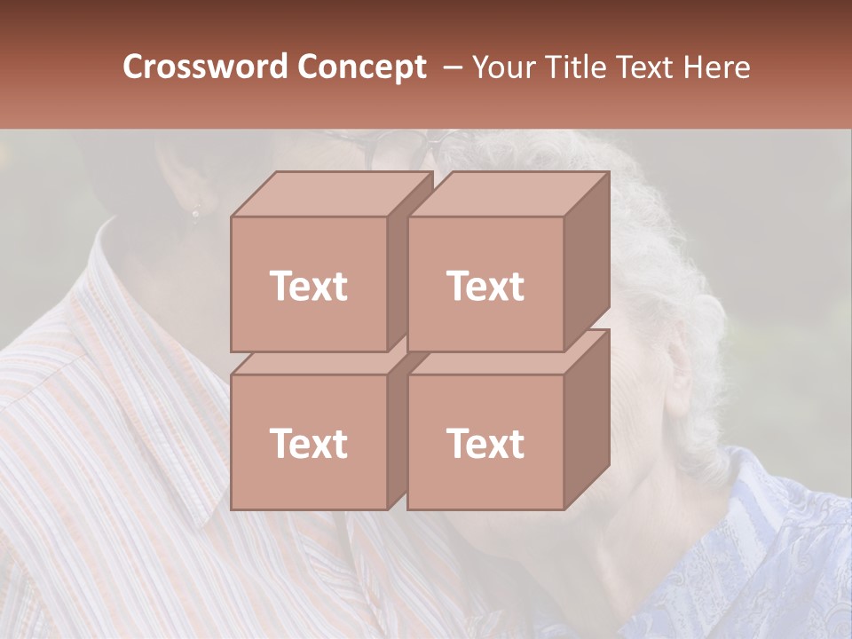 Lifestyle Older Sea PowerPoint Template