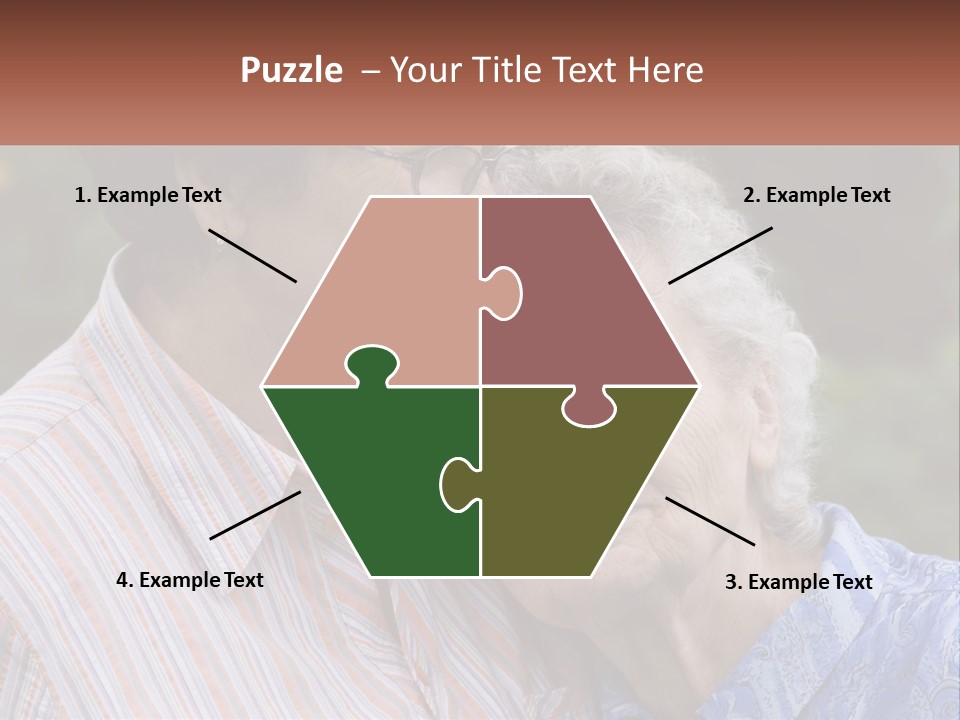 Lifestyle Older Sea PowerPoint Template