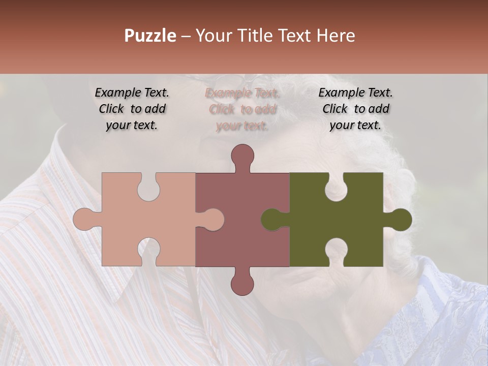 Lifestyle Older Sea PowerPoint Template