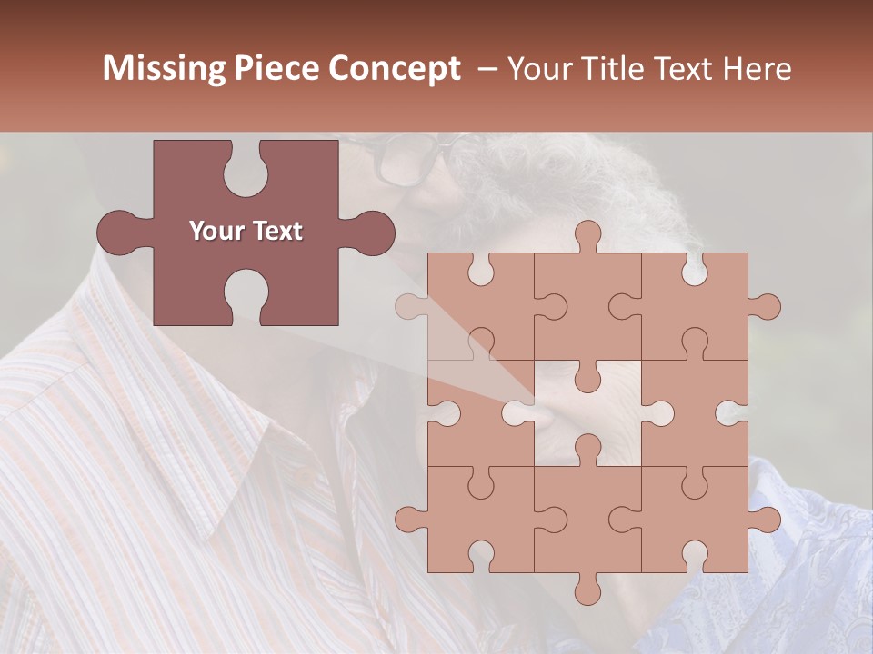 Lifestyle Older Sea PowerPoint Template