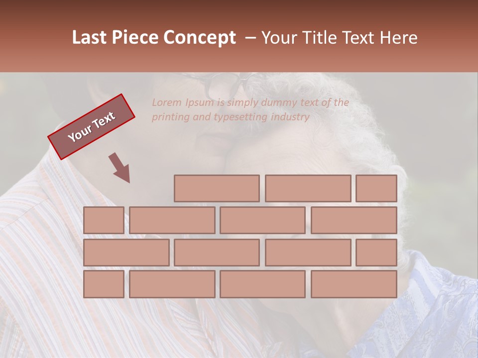 Lifestyle Older Sea PowerPoint Template