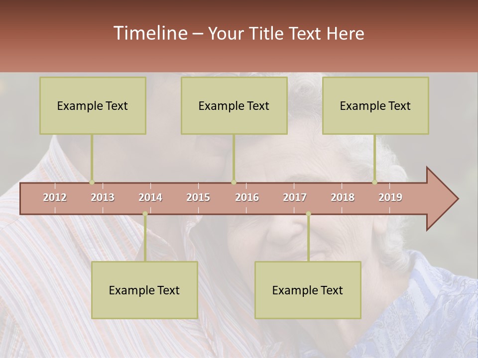 Lifestyle Older Sea PowerPoint Template
