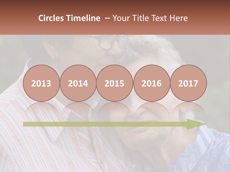 Lifestyle Older Sea PowerPoint Template