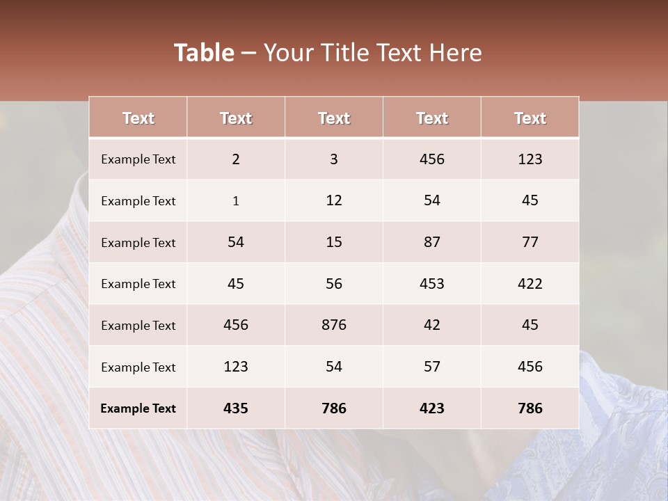 Lifestyle Older Sea PowerPoint Template