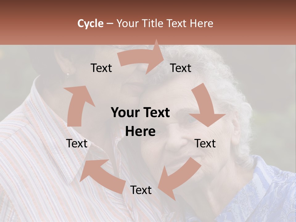 Lifestyle Older Sea PowerPoint Template