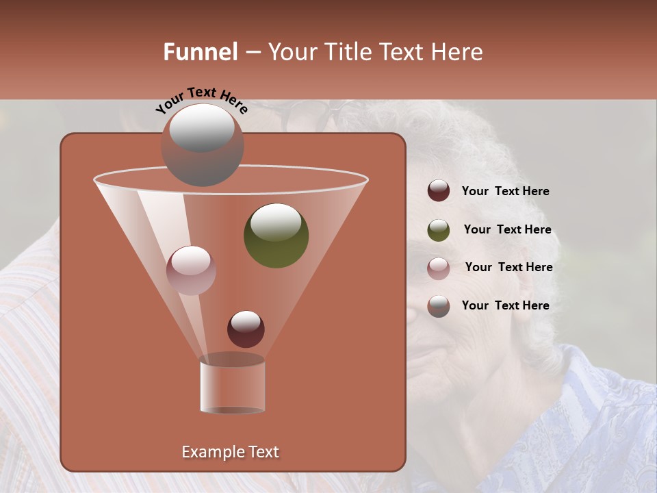 Lifestyle Older Sea PowerPoint Template