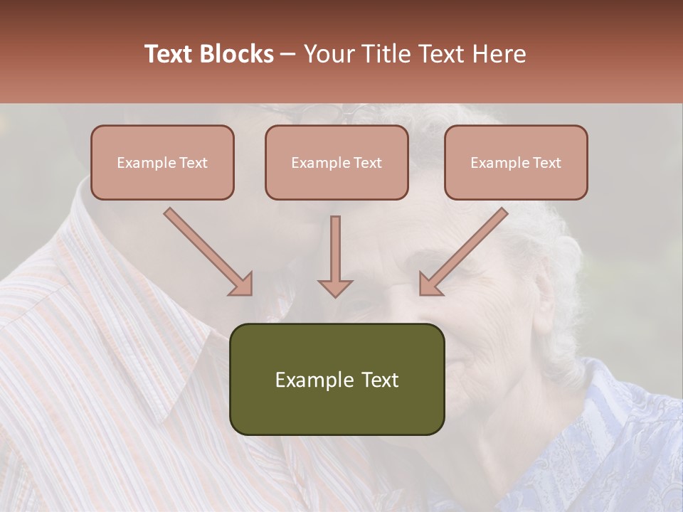 Lifestyle Older Sea PowerPoint Template