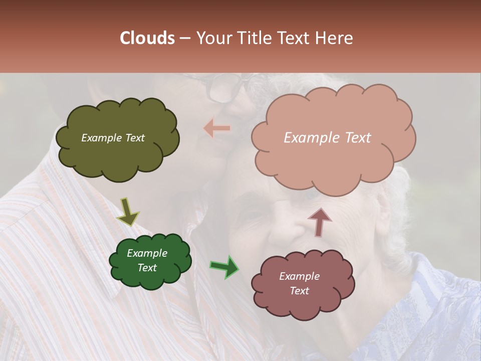 Lifestyle Older Sea PowerPoint Template