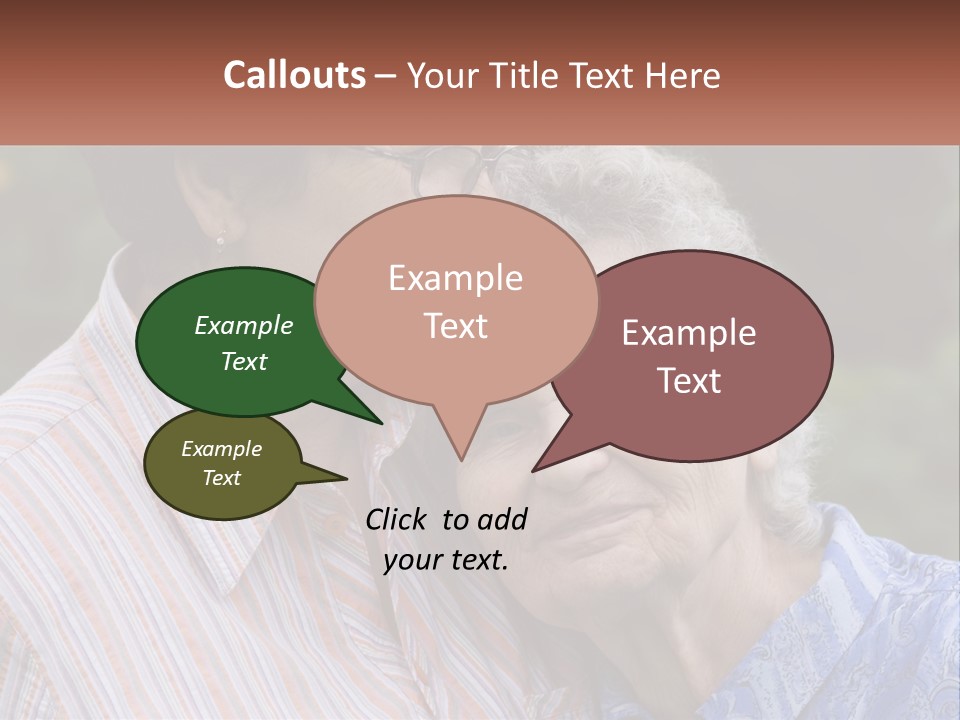 Lifestyle Older Sea PowerPoint Template