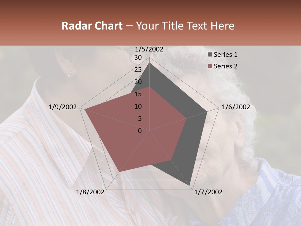 Lifestyle Older Sea PowerPoint Template