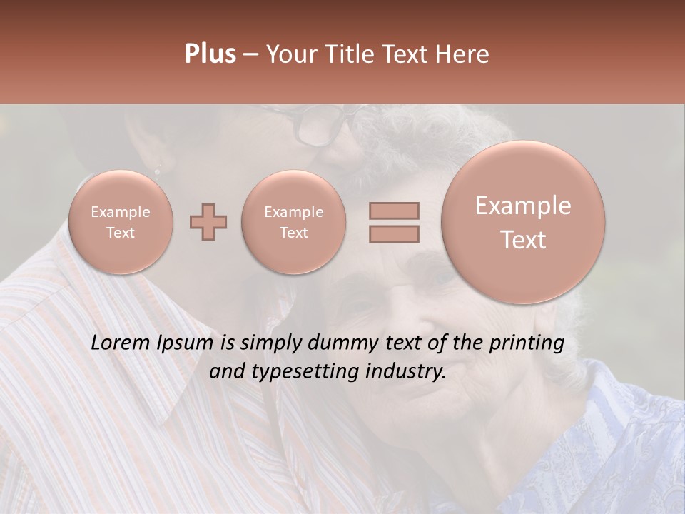 Lifestyle Older Sea PowerPoint Template